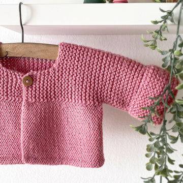 9 months - PINK LADY Knitted Cardigan