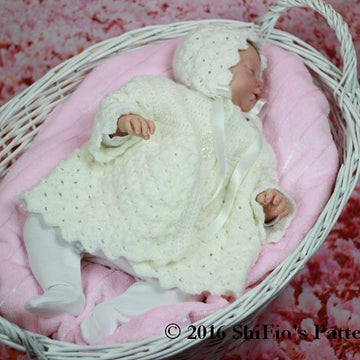 Crochet Pattern baby jacket an hat UK & USA Terms  #335
