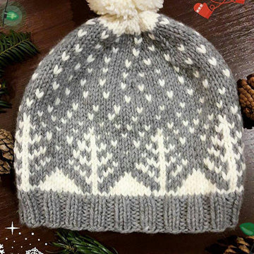 Snowy Trees Hat