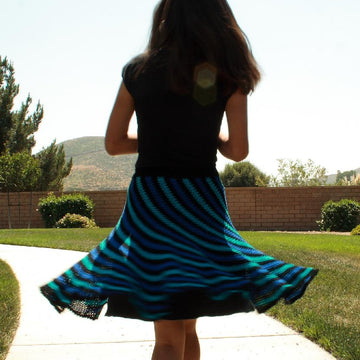 Vertigo spiral skirt
