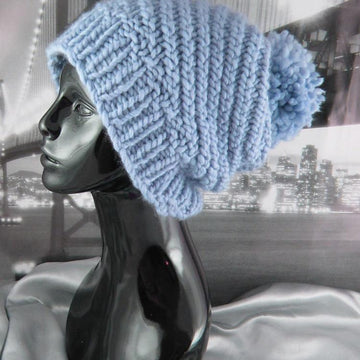 Superfast Swirl Bobble Slouch Hat Circular
