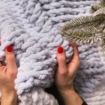 Wave With Fringe Blanket Pattern