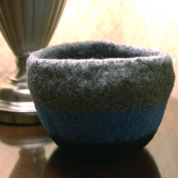 Felted Bowl in Plymouth Yarn Galway Roving - F592 - Downloadable PDF