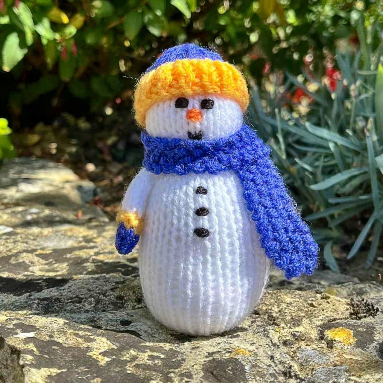 Percy the Snowman Doll Knitting Pattern - Toy Knitting Pattern