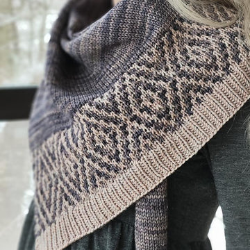 Walk in the Dawn Shawl