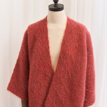 Garter Stitch & Diamonds Jacket in Rowan Kidsilk Haze - Downloadable PDF