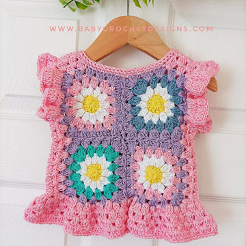 Crazy Daisy Peplum