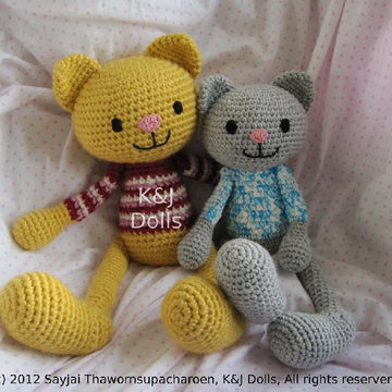 Huggy Cat Amigurumi Crochet Pattern