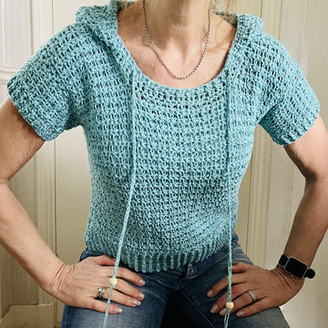 EZ BREEZY SUMMER HOODY,Pattern English USA & DUTCH
