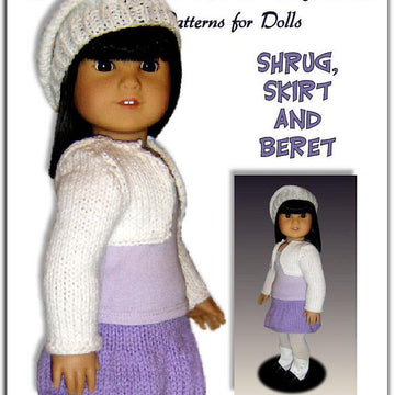 Knitting Patterns for Doll Clothes, Fit American Girl Doll, 18 inch 07