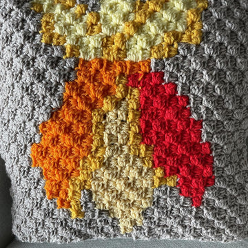 Ornamental Corn C2C Blanket Square