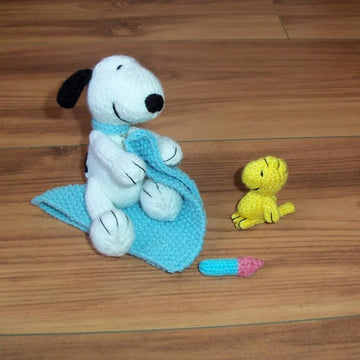 Baby Beagle and Baby Bird