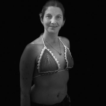 Crochet Pattern Teal Bikini Top