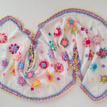 Spring Blossom Bed Runner