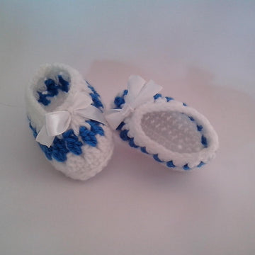 Blue Baby Booties