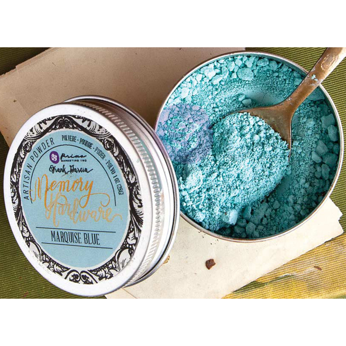 Prima Marketing Memory Hardware Artisan Powder 1oz - Marquise Blue