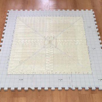 Square the Circle baby blanket