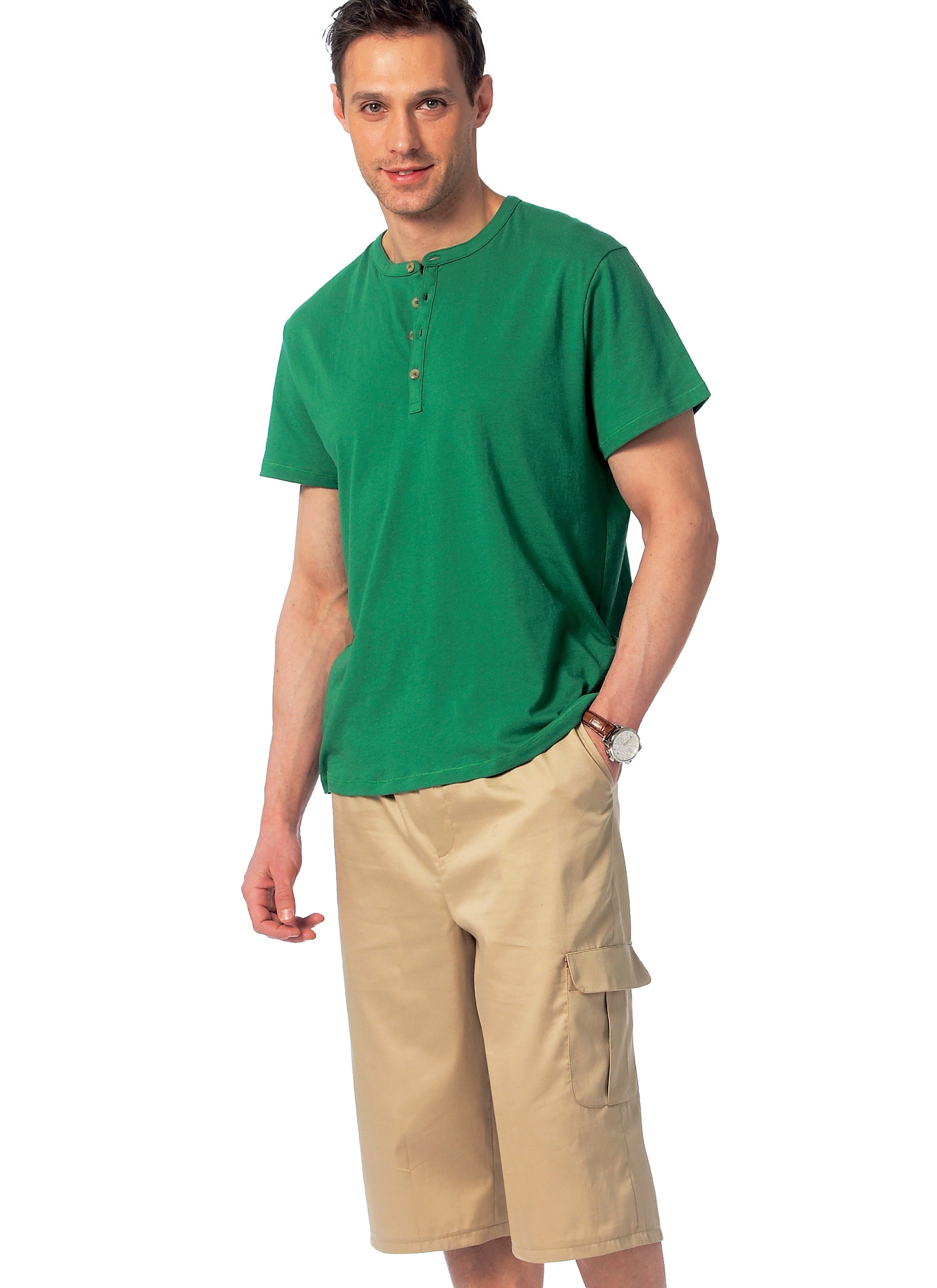 McCall's Men's Tank Tops, T-Shirts and Shorts M6973 - Sewing Pattern