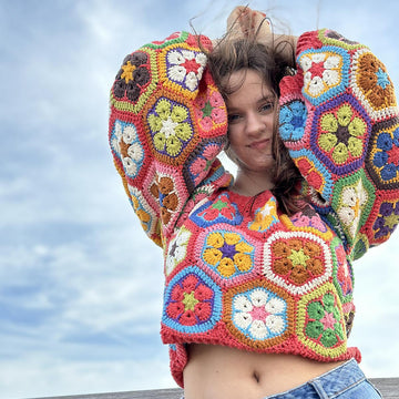 Vintage Floral Sweater