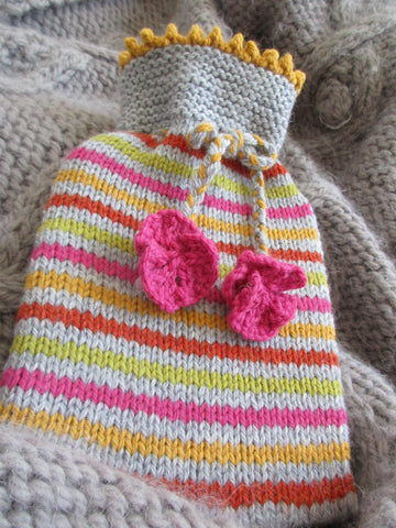 Stripes Hot Water Bottle Cover 1 ltr