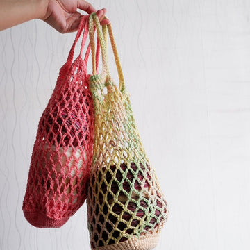 Foldable flower market bag