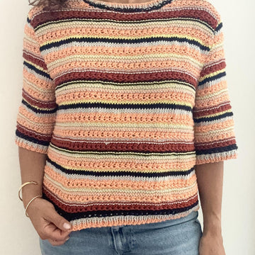 Short-Sleeve Cotton Knit Tee