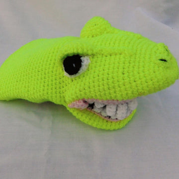 Rexy, the Tyrannosaurus rex, hand puppet