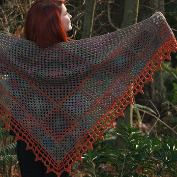 Graduated Granny Mosaic Shawl