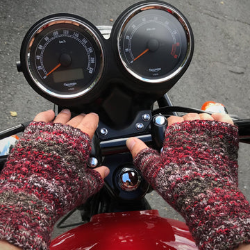 Speed Bump Fingerless Mitts