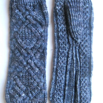 Loch Ness Fingerless Mitts
