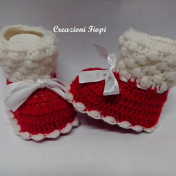 Baby Christmas Booties