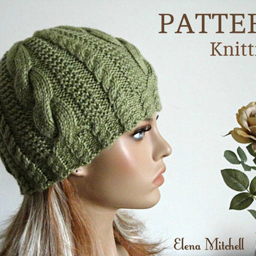 Knitting PATTERN Children Hat Knit Women Hat