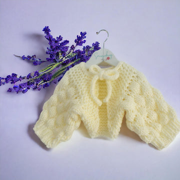 Bubble Sleeve Children's Cardigan