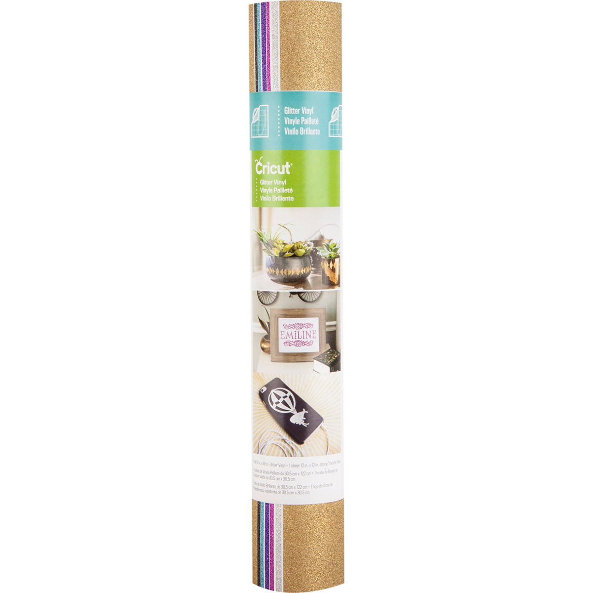 Cricut Vinyl Sampler 12"X12" 6/Pkg - Glitter