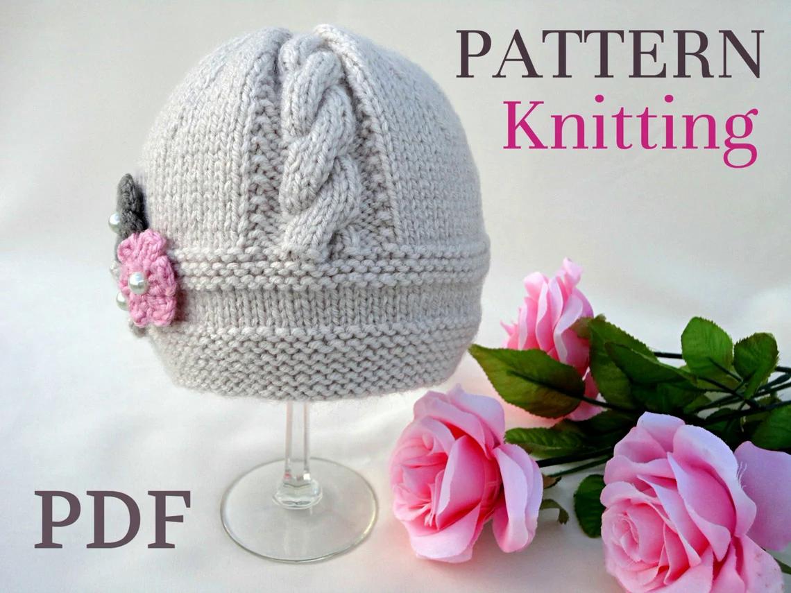 Pattern Knitting Hat Newborn Hat
