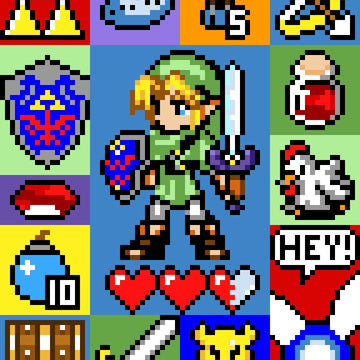 The Legend of Zelda inspired graph for C2C blanket
