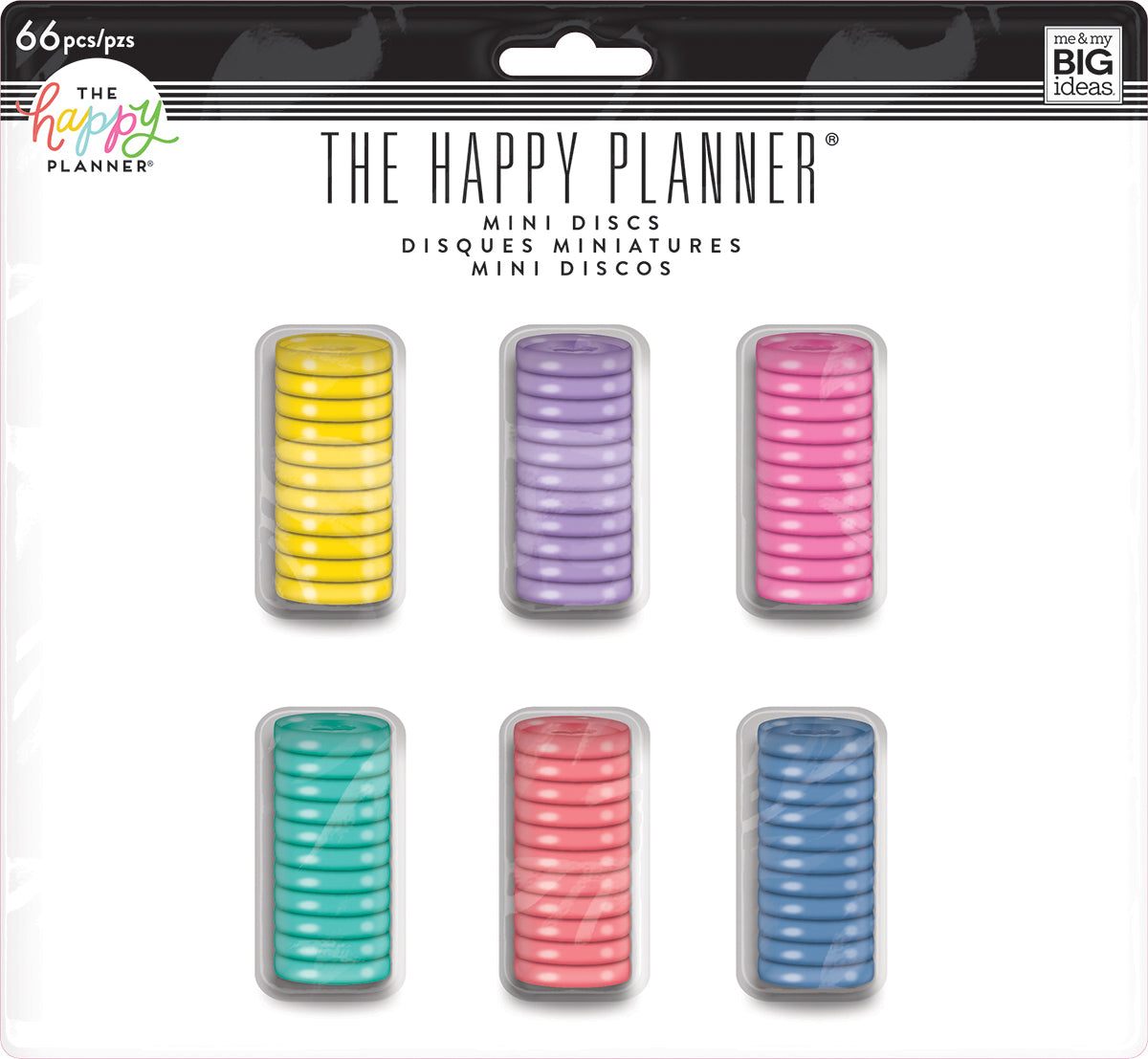 The Happy Planner Mini Disc Value Pack 66/Pkg - Multi Color