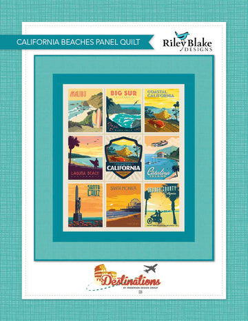 Riley Blake California Beaches Panel Quilt - Downloadable PDF