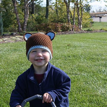 Crochet Bear Beanie