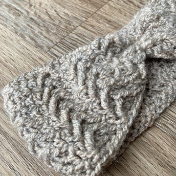 Wrapped Arrow Stitch Ear Warmer