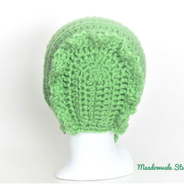 Easy Ruffle Baby Bonnet