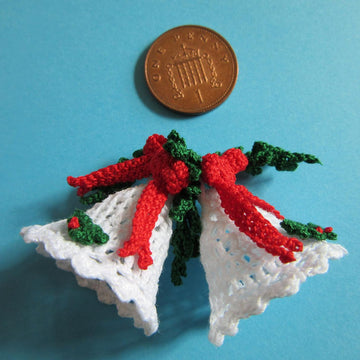 1:12th scale Crochet Christmas Bells
