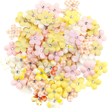 Prima Marketing Mulberry Paper Flowers - Tropical Bliss/Fruit Paradise, 120/Pkg