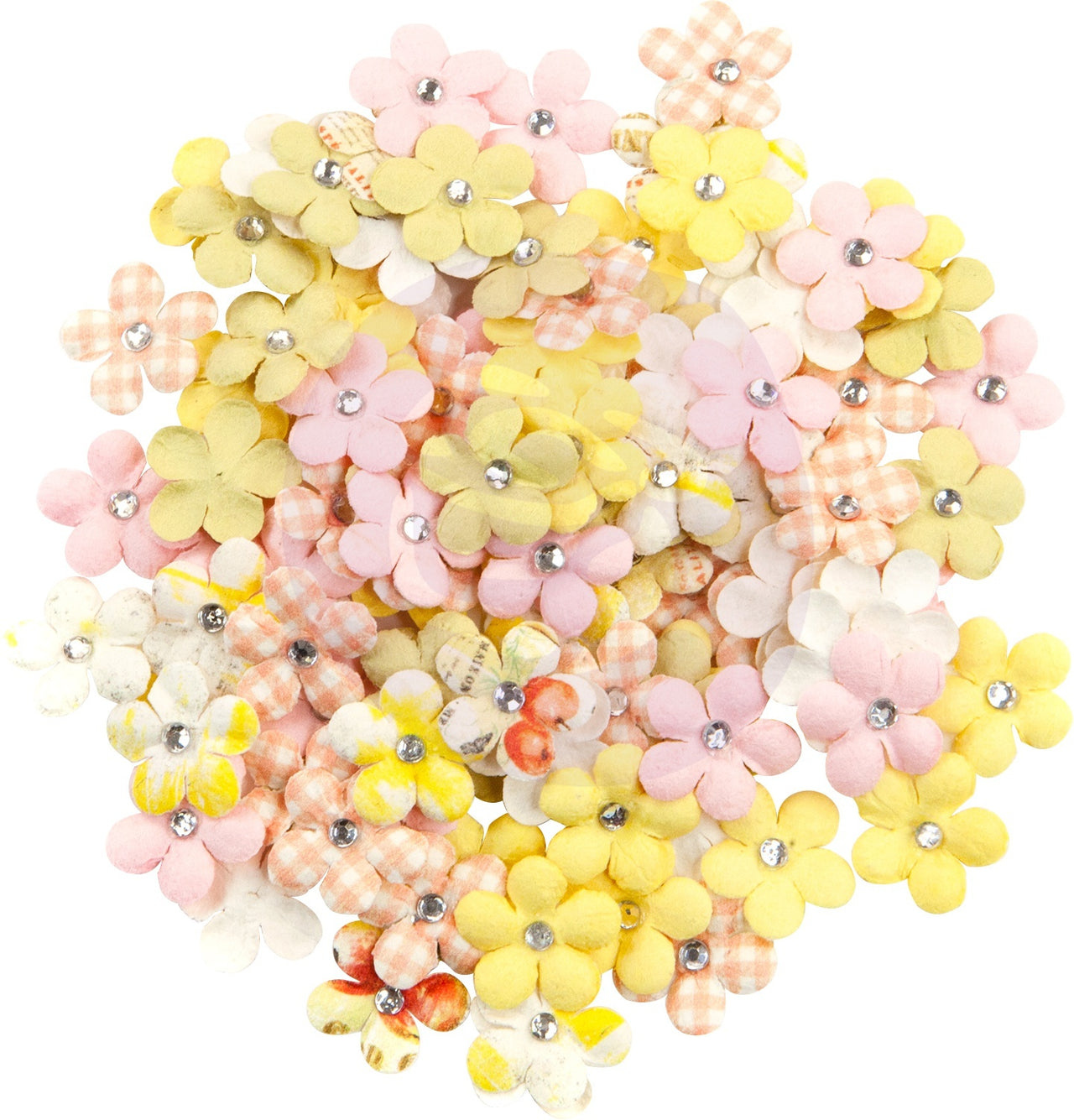 Prima Marketing Mulberry Paper Flowers - Tropical Bliss/Fruit Paradise, 120/Pkg
