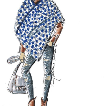 Poncho Tweed