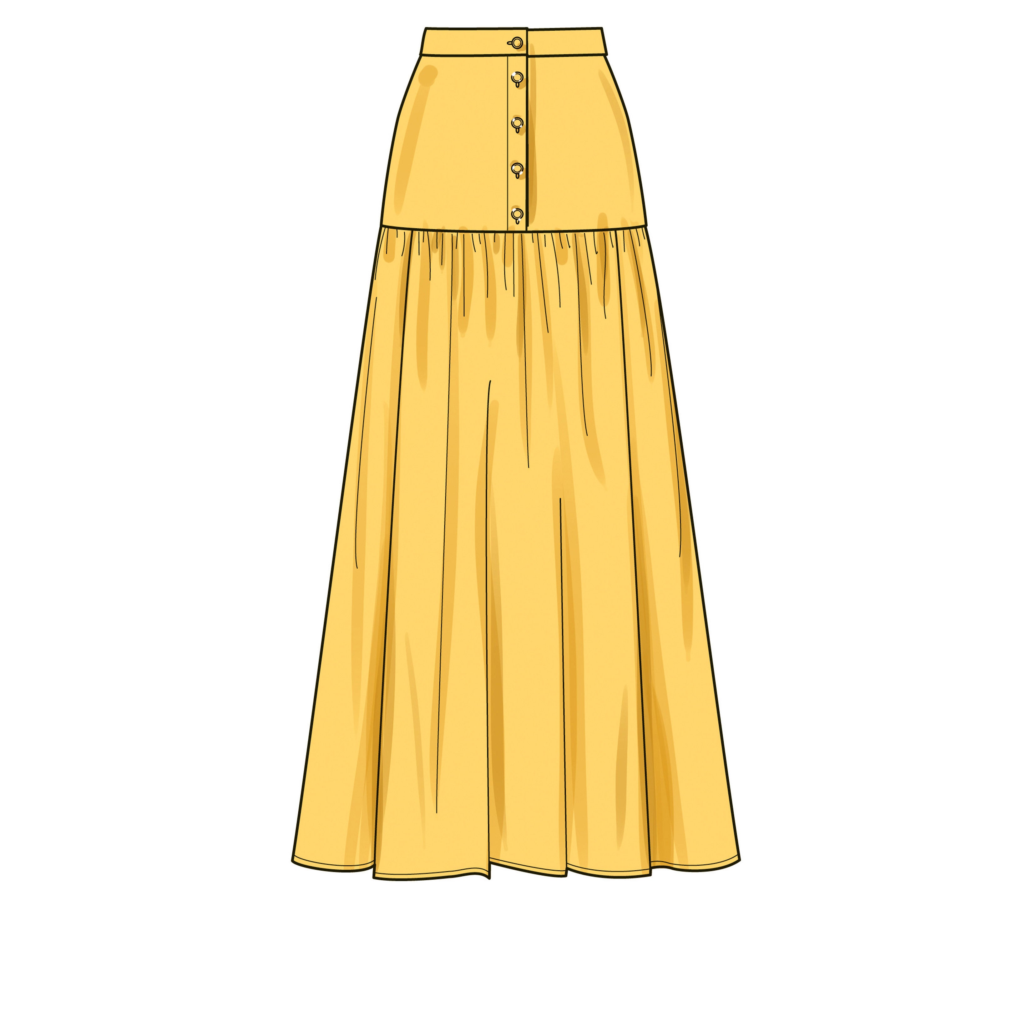Simplicity Misses' Top and Skirts S9613 - Sewing Pattern