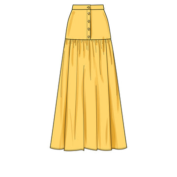 Simplicity Misses' Top and Skirts S9613 - Sewing Pattern