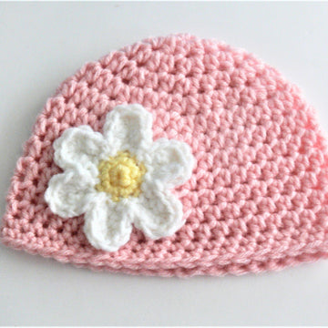 Baby Girl Flower Cocoon and Hat # 357