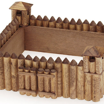Darice Wood Model Kit - Fort 5.375"X2.375"