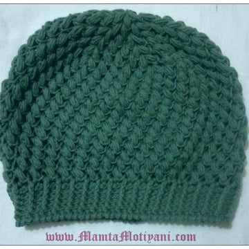Crochet Slouchy Beret Beanie Pattern Unique & Easy